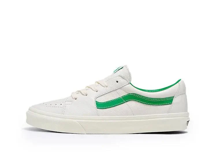 Zapatilla Vans Sk8-Low Vintage Leather Hombre Blanco - Image 2