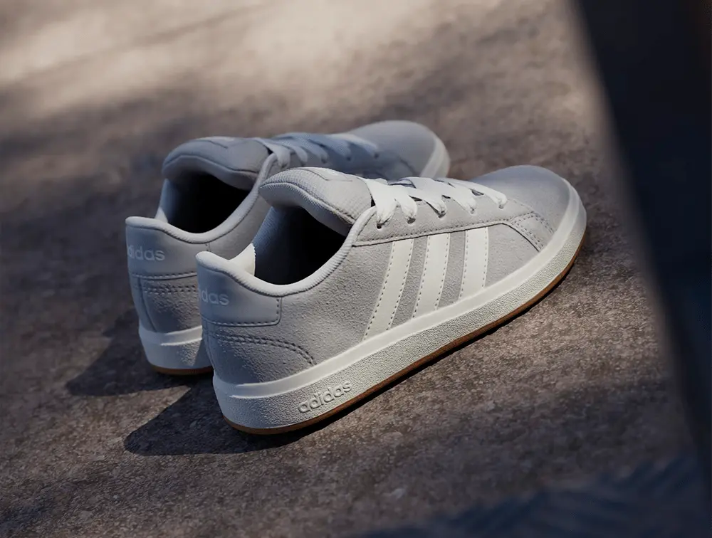 Zapatillas Adidas Grand Court 00S Sue Niños Gris - Image 5
