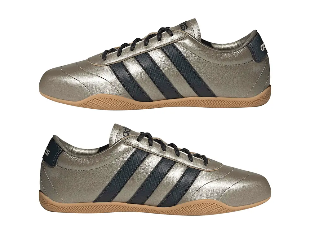 Zapatillas Adidas Grand Court Lo Lth Mujer Gris - Image 4
