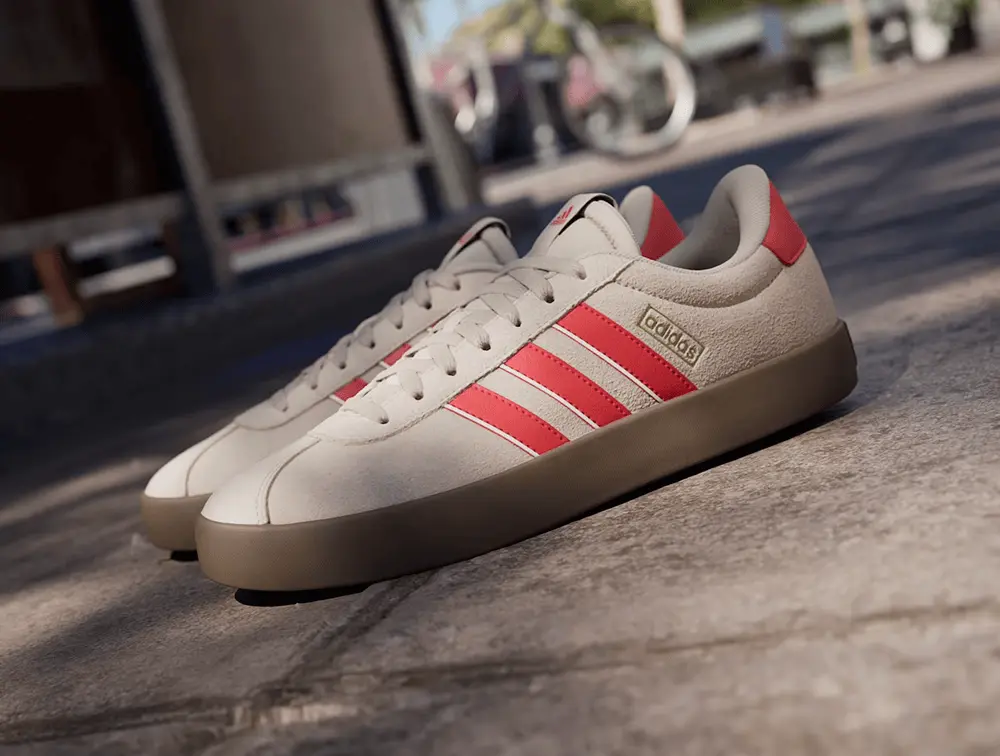 Zapatillas Adidas Vl Court 3.0 Hombre Beige - Image 4
