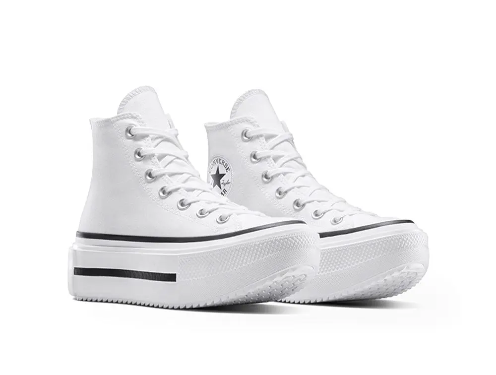 Zapatillas Converse Chuck Taylor Lift Double Stack Mujer Blanco - Image 4