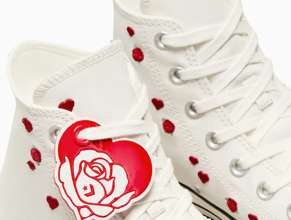 Zapatillas Converse Chuck Taylor (Roses Valentine's Day) Mujer Blanco - Image 2