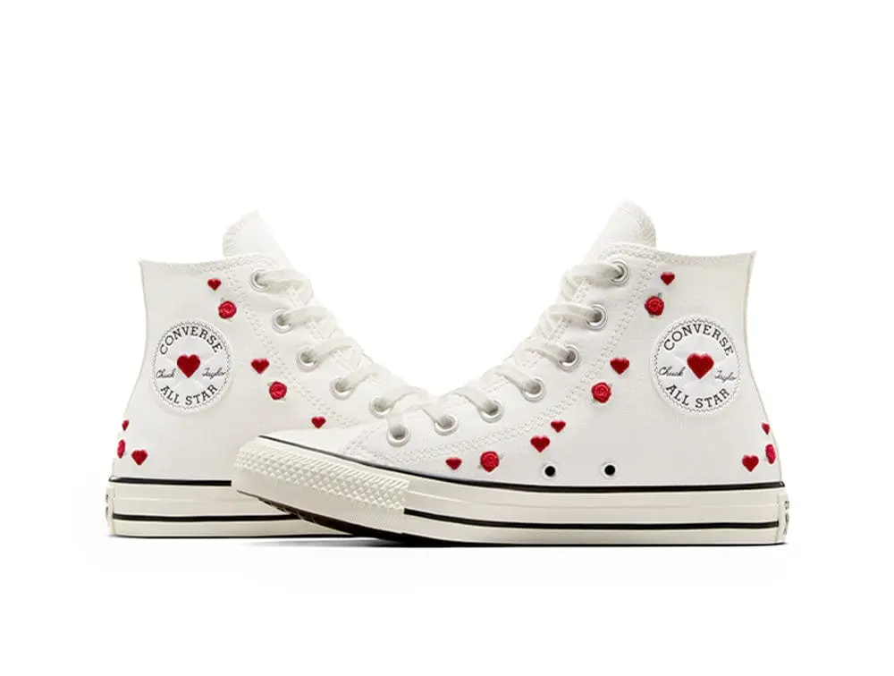 Zapatillas Converse Chuck Taylor (Roses Valentine's Day) Mujer Blanco - Image 5