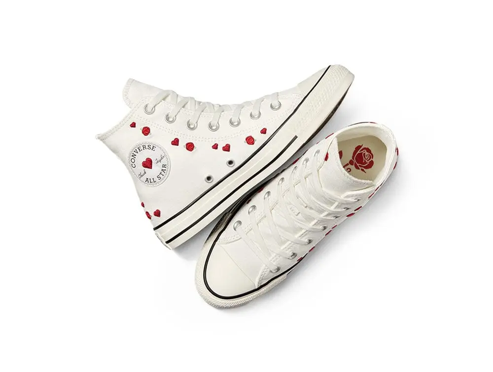 Zapatillas Converse Chuck Taylor (Roses Valentine's Day) Mujer Blanco - Image 6