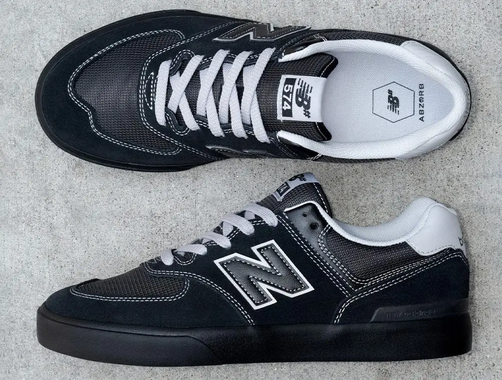 Zapatillas New Balance 574 Hombre Negro - Image 3