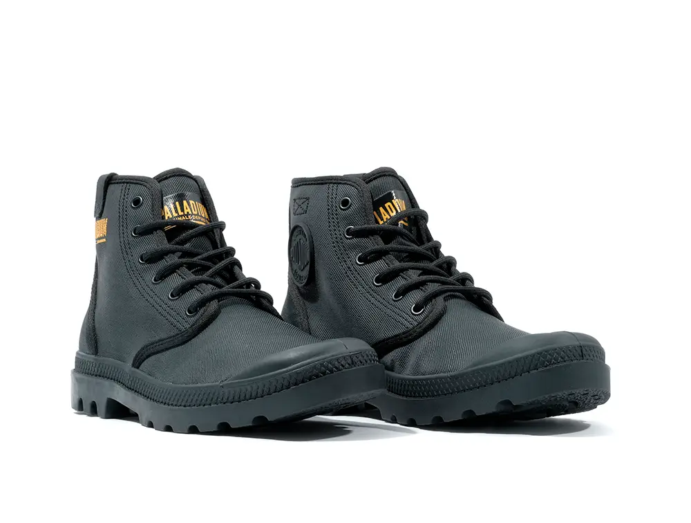 Zapatillas Palladium Pampa Hi Coated Unisex Negro - Image 3