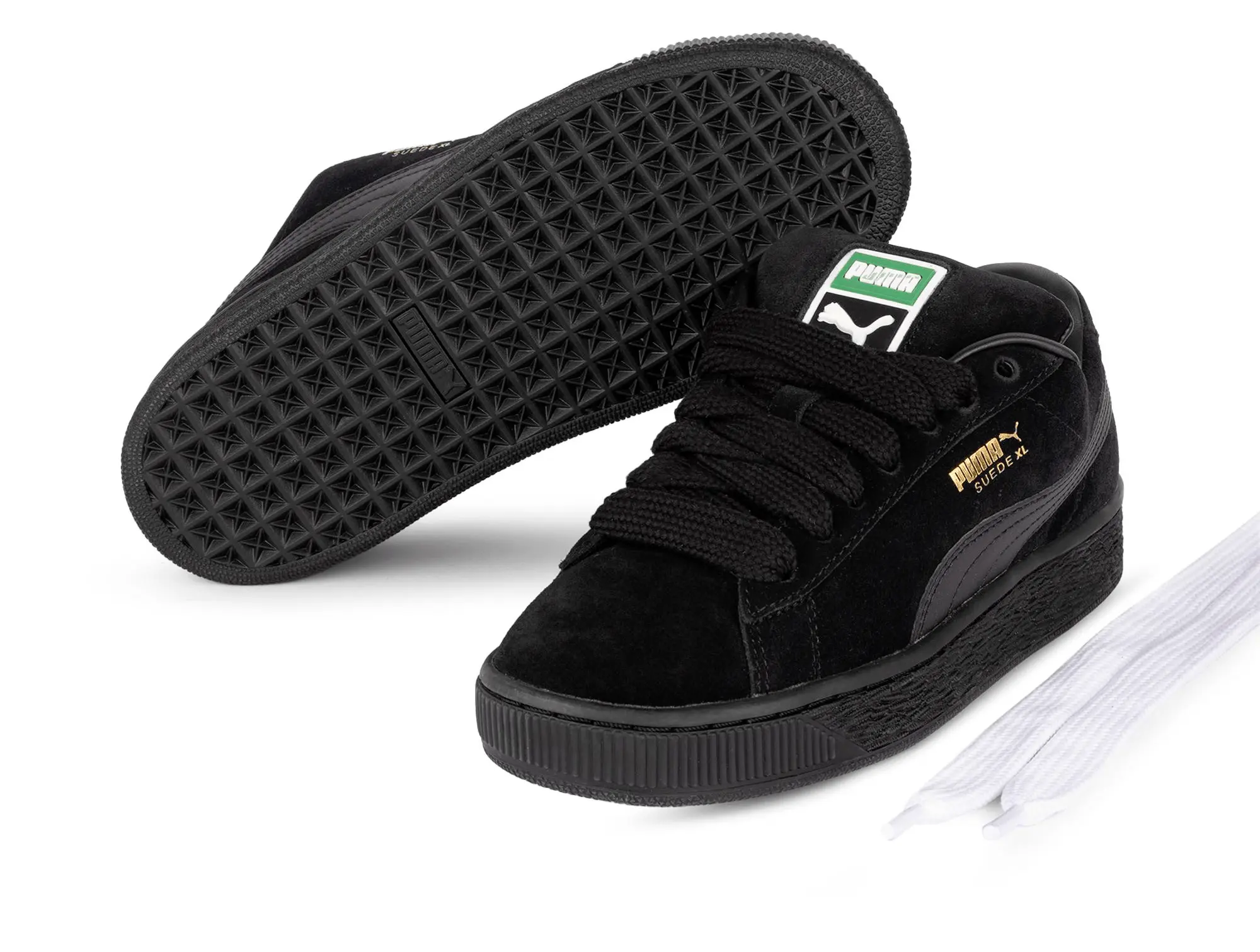 Zapatillas Puma Suede Xl Niños Mono Negro - Image 3